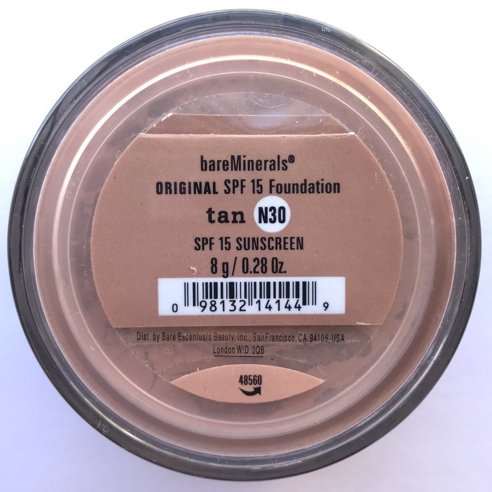 #NWT bareMinerals SPF15 Original Foundation Tan N30 8g/0.28oz